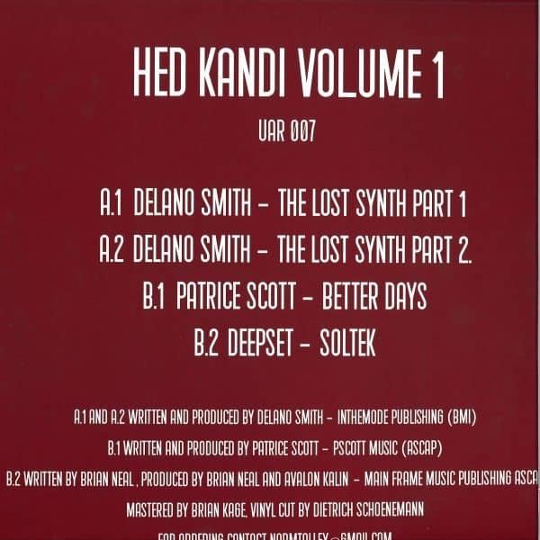 Hed Kandi Volume 1